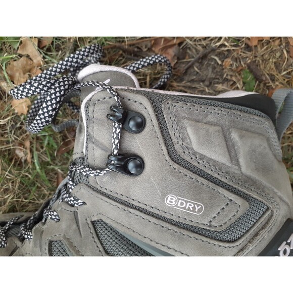 EUC Oboz Hiking Boots Sawtooth X Mid Waterproof Women’s 9.5W Gray Cushion - Picture 9 of 15